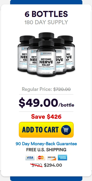Beyond Nerve Relief official website